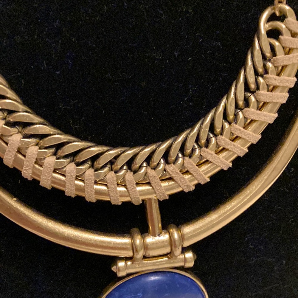 Lucky brand antique cobalt blue necklace - Picture 4 of 6
